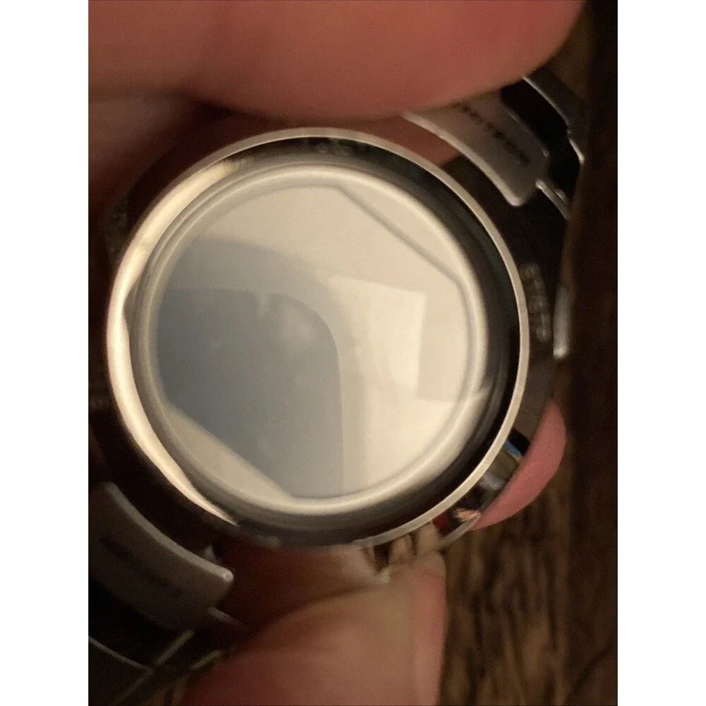 Armitron 45/7012 Sport Women's Digital Chronograph Resin Strap Gray Silver